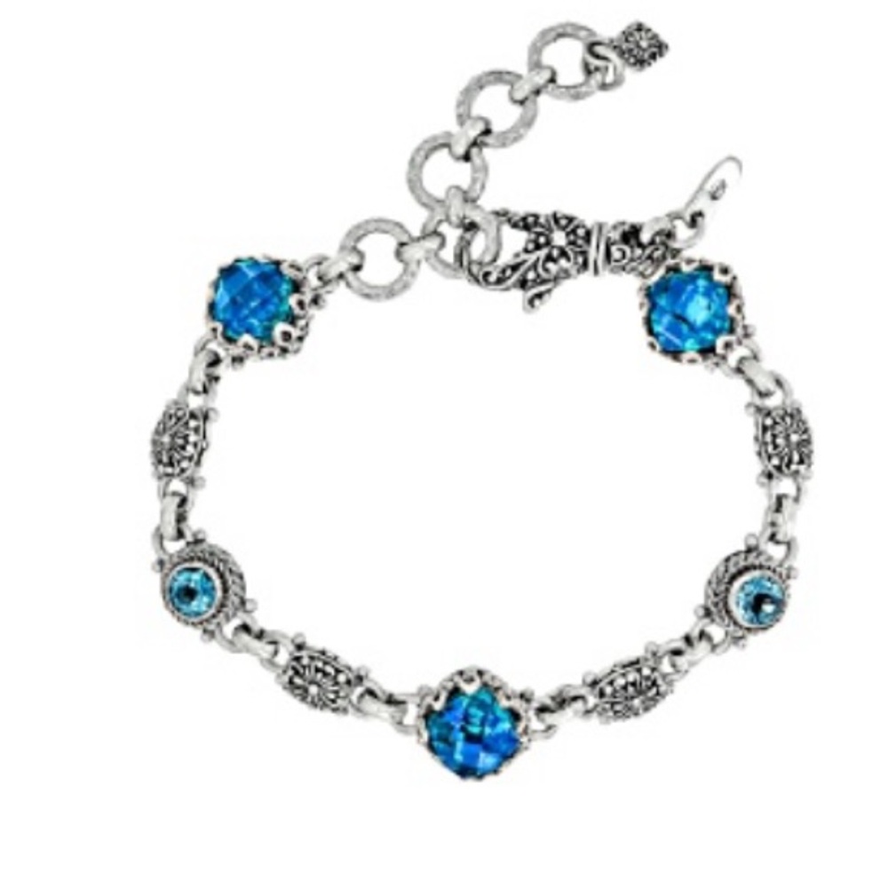SARDA Rainbow Caribbean Quartz / Topaz Bracelet